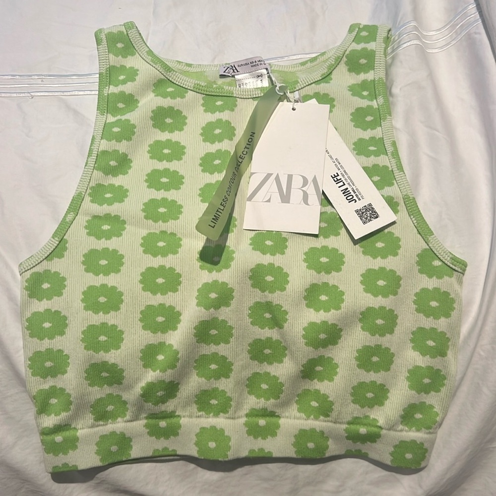 Zara xs/s cropped tank